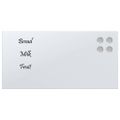 vidaXL Nástenná magnetická tabuľa biela 40x20 cm tvrdené sklo