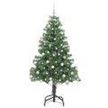 vidaXL Vianočný stromček Zelená 180 cm PVC