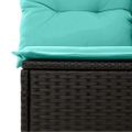 vidaXL Súprava záhradných pohoviek 8 ks Čierna Poly ratan