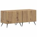 vidaXL 5-dielny LED TV kabinet Dub artisan Kompozitné drevo