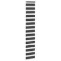vidaXL Zebra roleta čierna 45x230 cm šírka látky 40,9 cm polyester