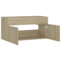 vidaXL Skrinka pod umývadlo, dub sonoma 90x38,5x46cm, kompozitné drevo