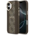 Obal Guess pre iPhone 17 HC MAGSAFE PU W/ 4G PU STRIPE hnedá