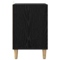vidaXL TV skrinka 100 x 35 x 55 cm Čierny dub Kompozitné drevo