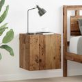 vidaXL TV nástenná skriňa 40,5x30x40cm Staré drevo Kompozitné drevo