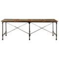vidaXL Jedálenský stôl 220x90x77 cm recyklovaný masív