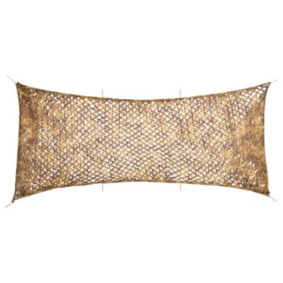 vidaXL Maskovacia sieť s úložným vreckom 627x290 cm piesková