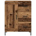 vidaXL Servírovacia skriňa Staré drevo 69.5 x 34 x 90 cm