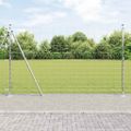 vidaXL Zvarené drôtené pletivo s betónovým základom 25 x 1,5 m