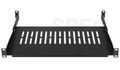 Polica do racku NEKU 1U 19" 250mm (350mm), nastaviteľná, čierna Police do racku NEKU 1U 19" 250mm (350mm), nastavitelná, černá