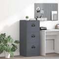vidaXL Skriňa na dokumenty so zásuvkou Antracit 45,5 x 42 x 106,5 cm