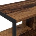 vidaXL Bočná skrinka Staré drevo 96.5 x 30 x 75 cm Kompozitné drevo