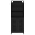 vidaXL Highboard 2 ks Čierny dub 69,5 x 32,5 x 180 cm Kompozitné drevo