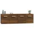 vidaXL Nástenné skrinky 2 ks hnedý dub 60x36,5x35 cm spracované drevo