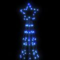 vidaXL LED vianočný stromček 550 LED modré 300 cm