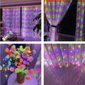 LED CURTAIN (100 LED LAMPS) 3Mx1M MULTICOCLOR