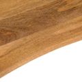vidaXL Stolová doska so zakrivením 100x50x2,5 cm surový mangový masív