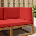 vidaXL Vankúš na vonkajšiu pohovku Polyester Červená 80 x 80 cm