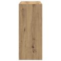 vidaXL skrinka na knihy/izbový prepážka Artisan Dub 80x30x72 cm
