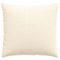 vidaXL Vankúše na pohovku 2 pcs Krémová 45 x 45 cm Kordúrová tkanina