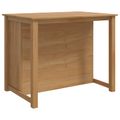 vidaXL Kuchynský ostrovný set 2 ks PANAMA Medový vosk 112 x 77 x 90 cm