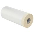 vidaXL Prachový obal s lepiacou páskou 6 ks Priehľadná 240 x 2000 cm