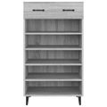 vidaXL Botník sivý dub sonoma 60x35x105 cm spracované drevo