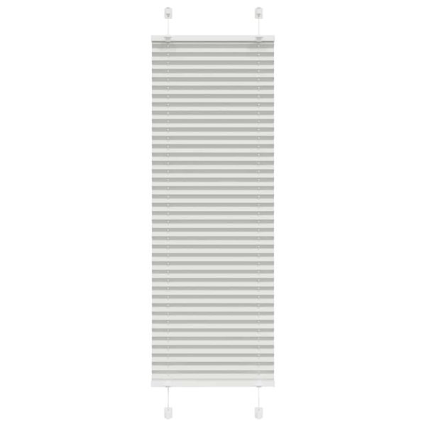 vidaXL plisovaná roleta svetlosivá 50x150 cm šírka látky 49,4 cm