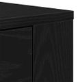 vidaXL Servírovacia skriňa Čierny dub 80 x 33 x 70 cm Kompozitné drevo
