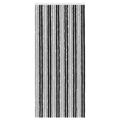 vidaXL Záves proti hmyzu z chenille Šedá a čierna 100 x 230 cm 100% PP