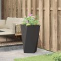 vidaXL Hrantík Čierna 40 x 40 x 75 cm Oceľ