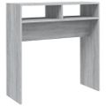 vidaXL Konzolový stolík sivý dub sonoma 78x30x80 cm spracované drevo