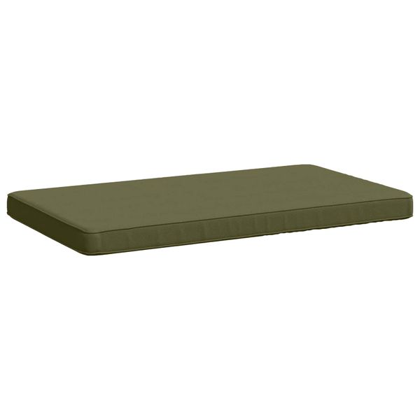 vidaXL 1-dielna poduška na lavicu VUGHT 100% polyester Olivovo zelená