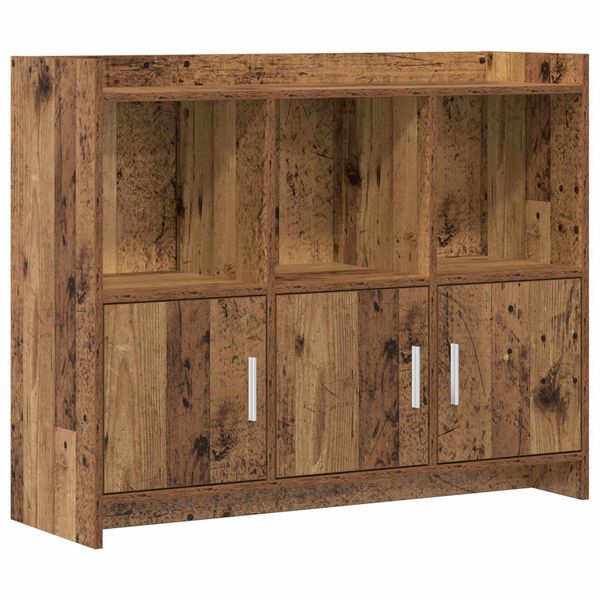vidaXL Servírovacia skriňa Staré drevo 98,5 x 33 x 80 cm