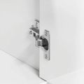 vidaXL Komoda, lesklá biela 88x30x70 cm, kompozitné drevo