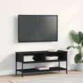 vidaXL Zostava TV skriniek 100 x 35 x 45 cm Čierny dub