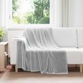 vidaXL Prikrývky na hodenie 6 ks Sivá 150 x 200 cm 4.68 kg Flís