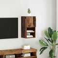 vidaXL Nástenný TV kabinet 30,5 x 30 x 60 cm Staré drevo