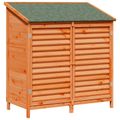 vidaXL Záhradný prístrešok so strechou Hnedá 106 x 56 x 113,5 cm