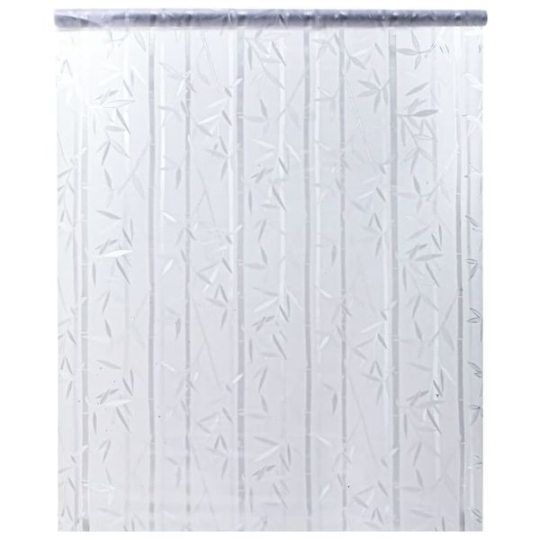 vidaXL Okenná fólia matná bambusový vzor 45x500 cm PVC