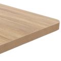 vidaXL Bistro stolík bledohnedý 50x50 cm MDF