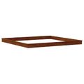 vidaXL Slimákové zábrany 20 ks 100 x 3,5 x 25 cm Hrdzavý