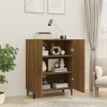 vidaXL Komoda hnedý dub 70x34x90 cm spracované drevo
