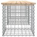 vidaXL Záhradná lavička gabiónový dizajn 203x44x42 cm masívna borovica