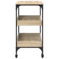 vidaXL Kuchynský vozík Sonoma dub 60 x 41 x 80,5 cm Kompozitné drevo