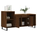 vidaXL TV skrinka hnedý dub 100x35x55 cm spracované drevo