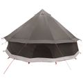 vidaXL Tipi stan 8-miestny Hnedá Šedá Polyester a oceľ