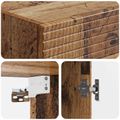 vidaXL Sada skríň 2 ks 33 x 34,5 x 90 cm Kompozitné drevo Staré drevo