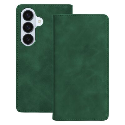 Puzdro Smart Suede pre Samsung Galaxy S26 zelená