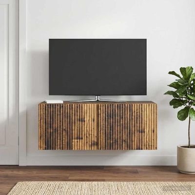 vidaXL Nástenná TV skrinka 78,5 x 31 x 30 cm Staré drevo